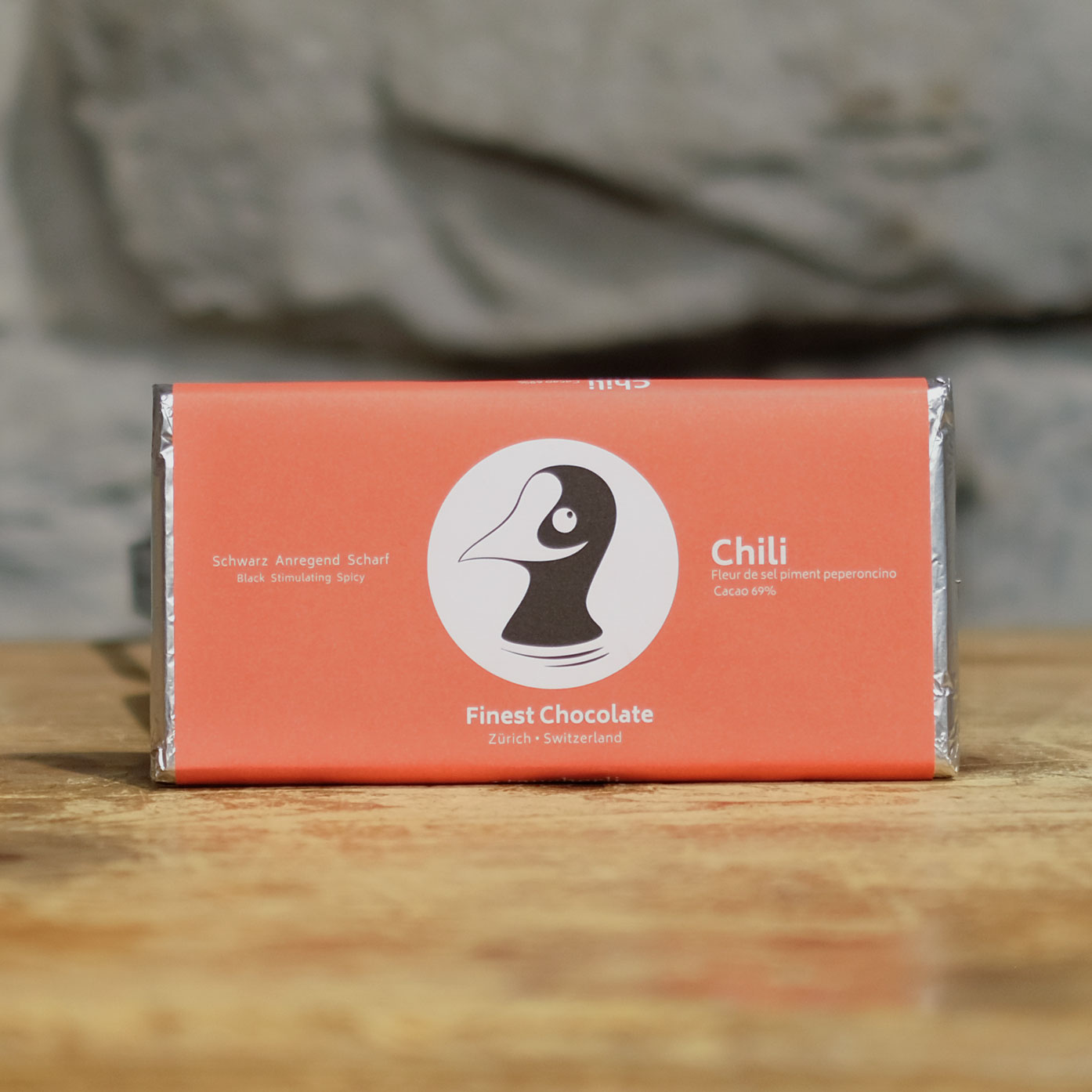 Taucherli Schokolade mit Chili, 100g