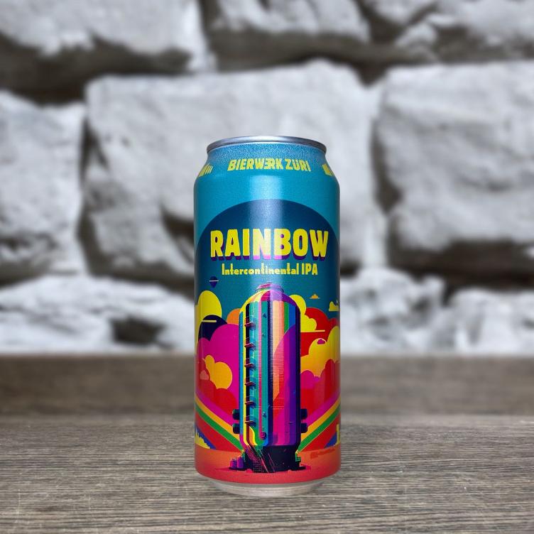 Bierwerk Rainbow IPA 6% Dose, 44cl