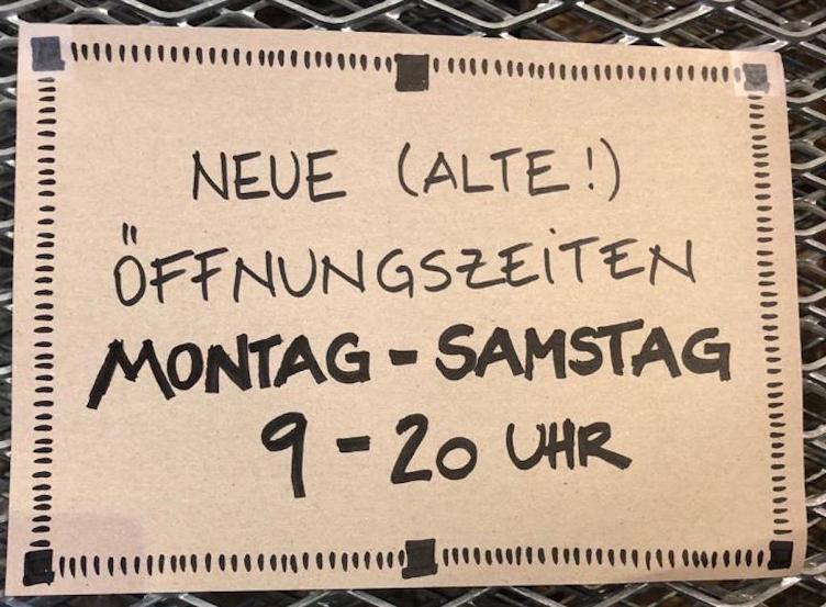 Erweiterte Öffnungszeiten