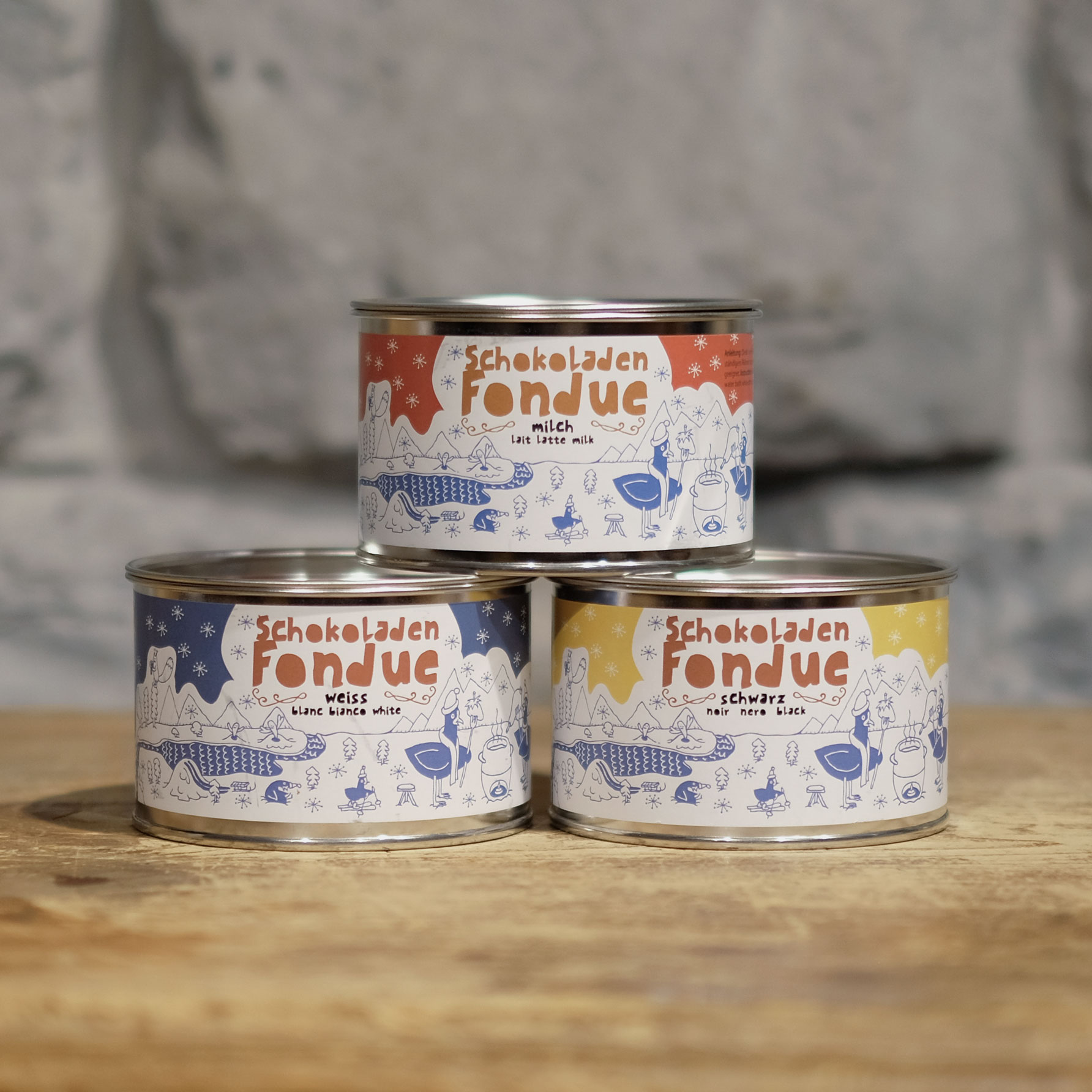 Taucherli Schokoladen Fondue Schwarz, 250g
