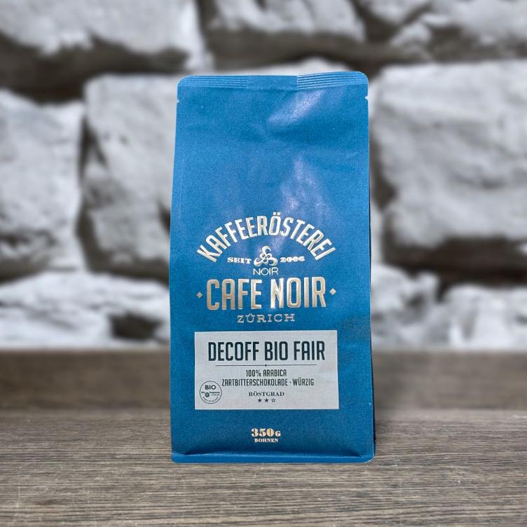 Noir Decoff Bio Fair 100% Arabica, 350g