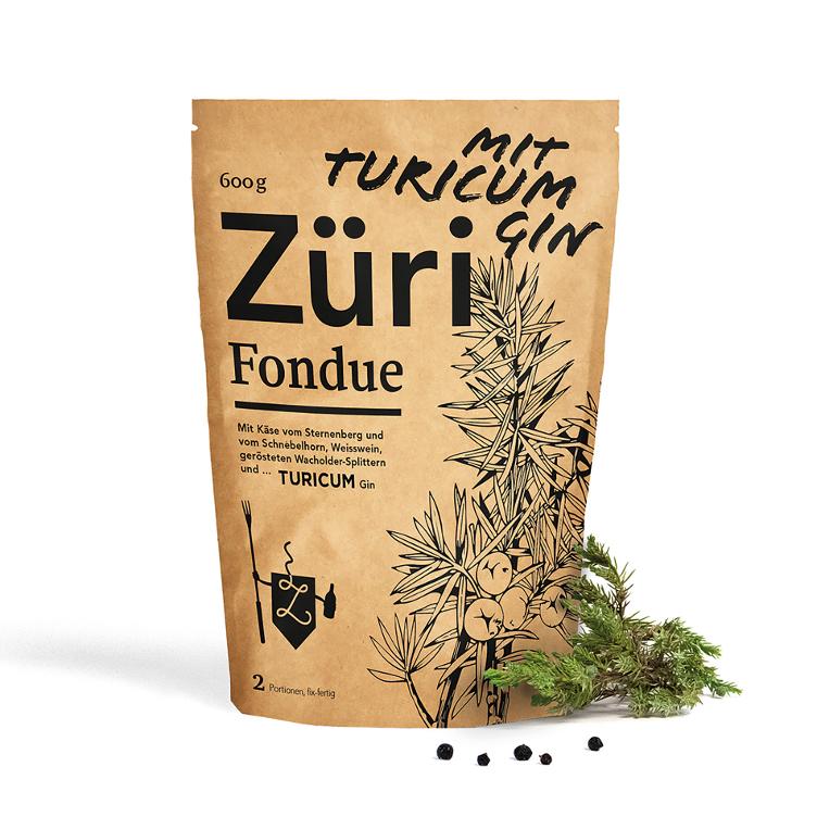 Züri Fondue Turicum Gin, 600g - 0