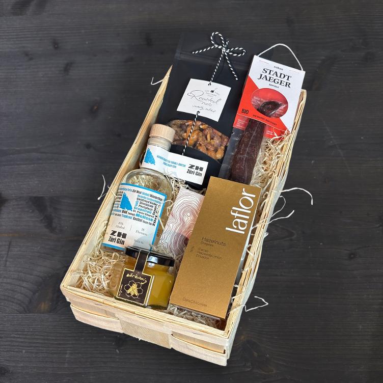 Allerlei aus Zürich Geschenkkorb gross