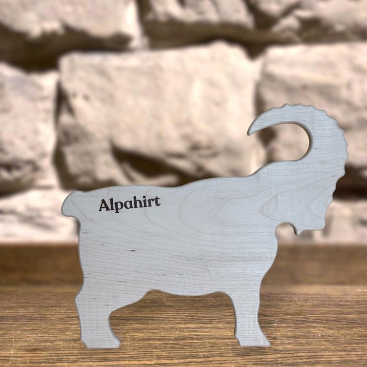 Alpahirt Schneidbrettli Steinbock