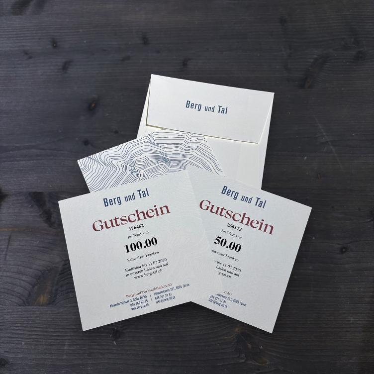 Berg und Tal Gutschein 30 Franken - 1