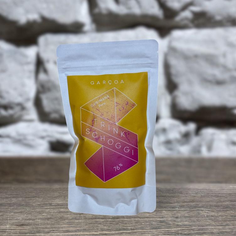 Garçoa Trinkschoggi Curimana 76%, 200g