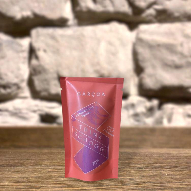 Garçoa Trinkschokolade Bundibugyo 70%, 40g