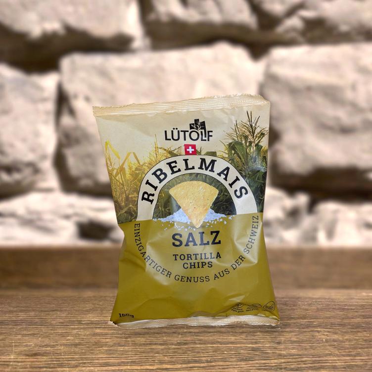 Vollkorn Ribelmais Chips gesalzen, 150g