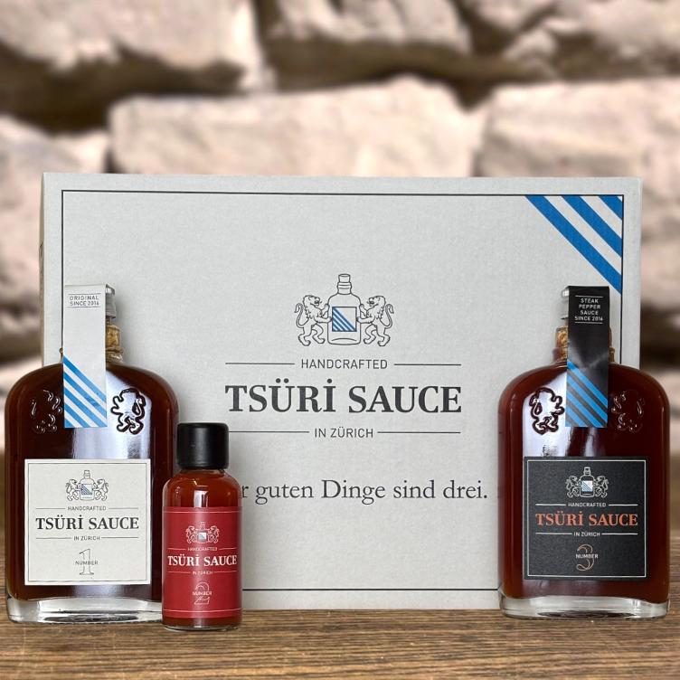 Tsüri Sauce Geschenkset, No. 1, 2 & 3
