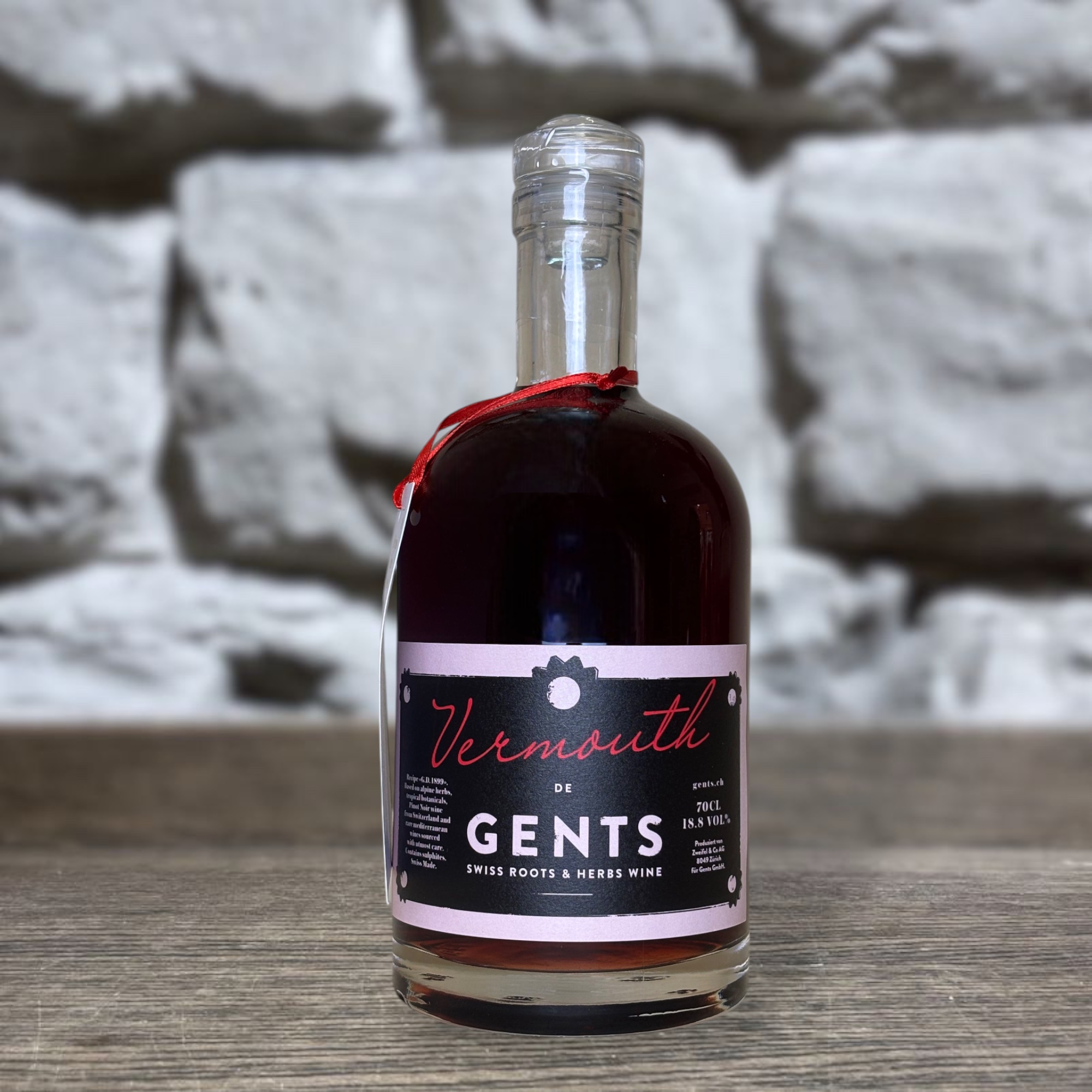 Vermouth rouge de Gents, 70cl