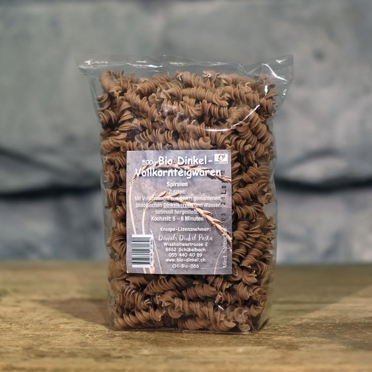 Vollkorn-Dinkelpasta Spiralen, 500g