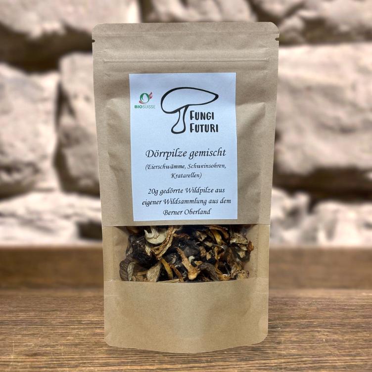 Wildpilze-Mischung getrocknet, 20g