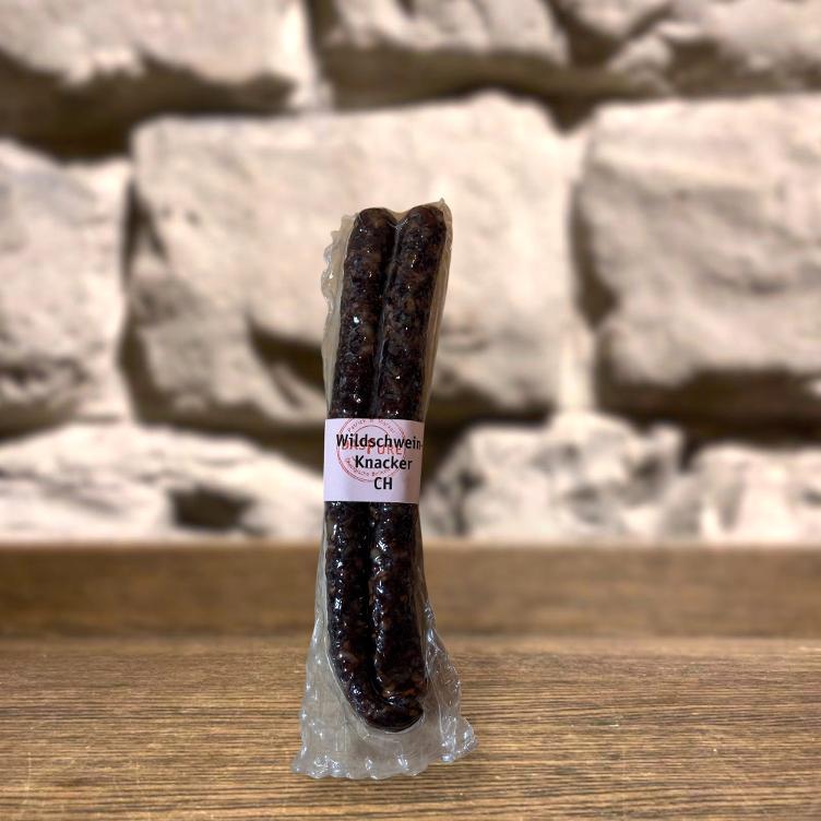 Wurst Wildschwein-Knacker, ca. 80g